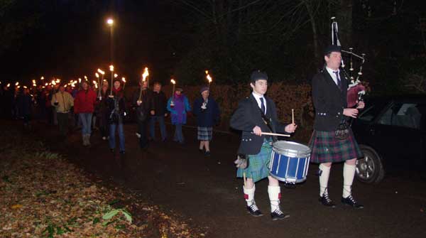 Piper and Drummer